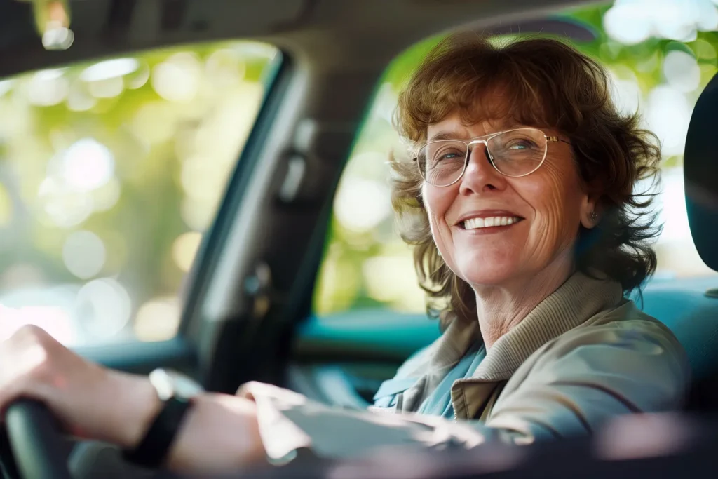 Happy senior woman with a healthy smile, emphasizing the importance of dental hygiene, promoted by Montana Center for Implants and Dentures.