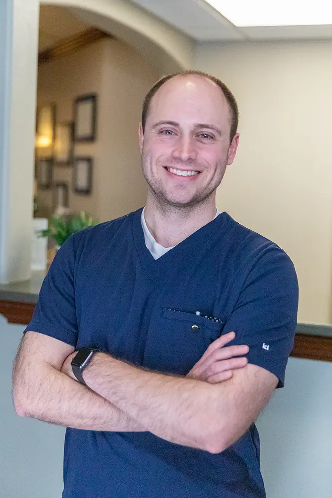 Dr. Tanner Townsend, Montana Center for Implants and Dentures Board Certified Dentist, portrait photo.